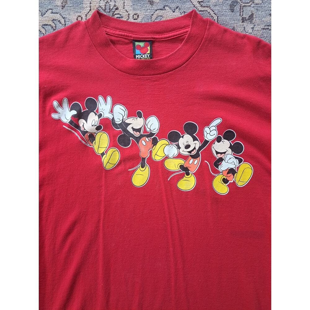 Disney Mickey Unlimited Vintage Size L Large *stains, see pics - Picture 2 of 9